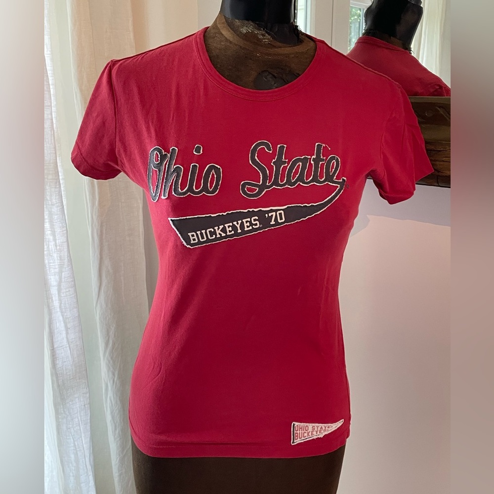 Banner Supply Co. Ohio State Buckeyes Vintage Style Women’s T-shirt - FINAL SALE